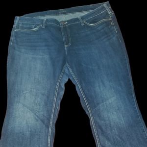Silver women's plus size 22 jeans in rinse color